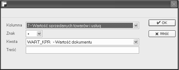 Każdy schemat księgowy posiada dowolny trzyznakowy symbol oraz nazwę. W tabeli pozycji definiuje się operacje jakie będą wykonywane przy uruchomieniu schematu księgowego.