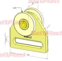 ROLKI KURTYNOWE POJEDYNCZE SPR-0003 8 Artykuł 7000.7000.8003 Schmitz, TSE, Versus Pas PVC Szerokość rolki (mm) 29,00 Średnica rolki (mm) 37,40 Rozmiar płytki (mm) 59,00x65,00x5,00 Pakowanie / szt.