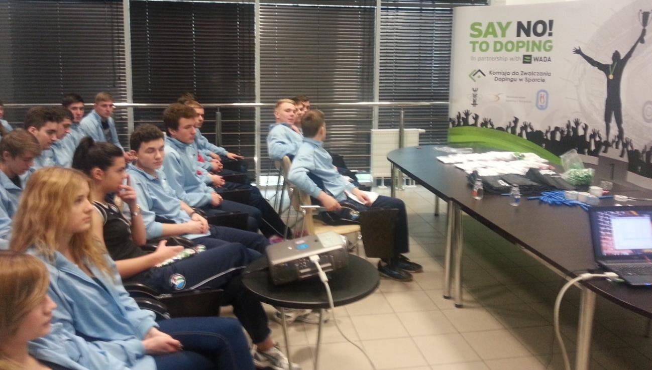 Lista przeprowadzonych działań edukacyjnych Wizyty w szkołach mistrzostwa sportowego i szkołach sportowych: 1.