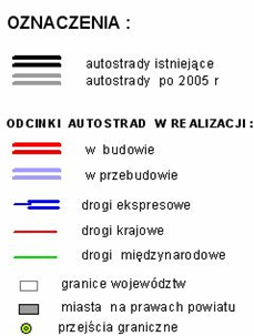 Sieć dróg krajowych w