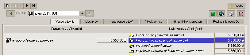 Symfonia Kadry i Płace 3 / 16 Lista płac numeracja kolumn Do raportu Lista Płac dodano opcję Drukuj numery kolumn umożliwiającą oznaczenie kolumn dodatkową numeracją w celu łatwiejszej identyfikacji.