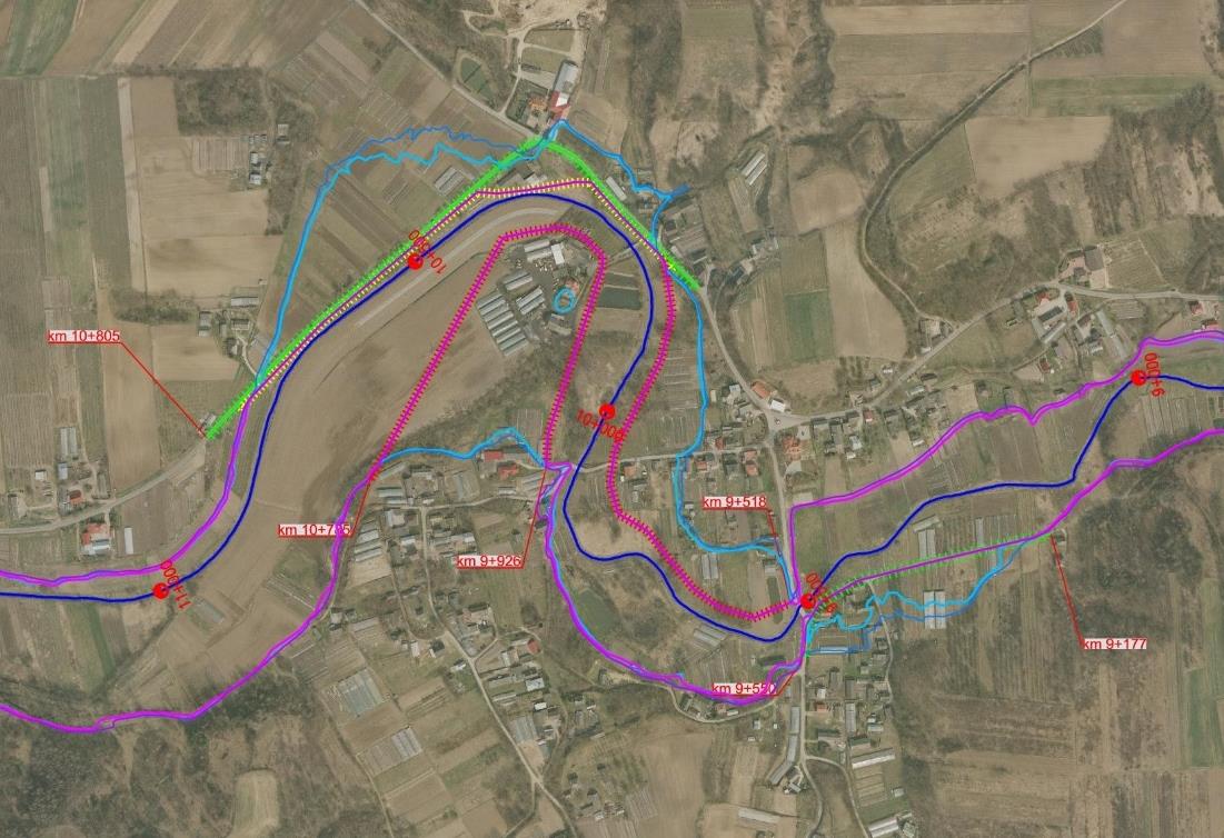 Rysunek 11. Lokalizacja proponowanych rozwiązań technicznych.