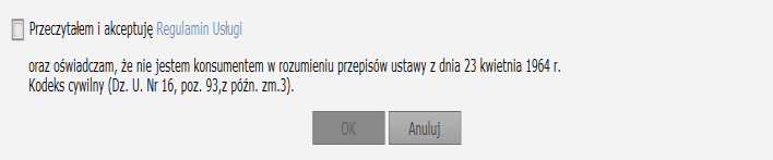 Wpisz kod wyświetlający się na obrazku. Jeśli nie możesz odczytać kodu, użyj przycisku Inny obrazek z kodem. W przypadku błędnego wpisu, obrazek wygeneruje się ponownie.