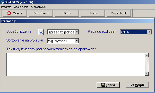 kodzie BUT (czyli butelkę). Znak # i, są istotne dla prawidłowego działania zestawienia.