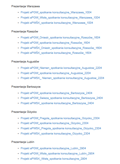 informacje, - liczba wejść, -