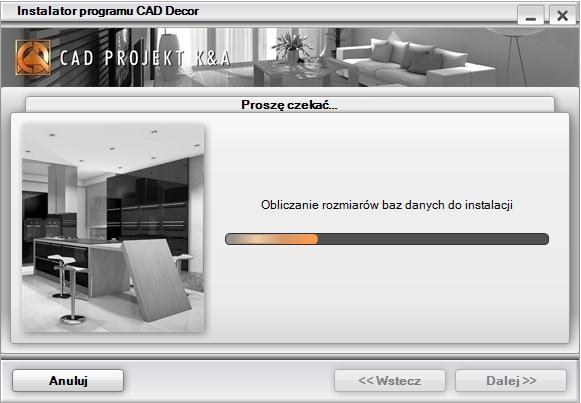 3. Przebieg pełnej instalacji programu CAD Decor v. 2.