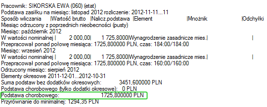 Rysunek 13 Załącznik RSA 4. Zasady dotyczące ustalania podstawy wymiaru składek dla osób przebywających na urlopach wychowawczych Zgodnie z wyjaśnieniami ZUS pt.