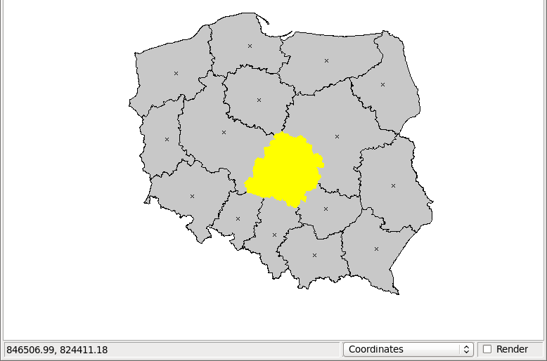 Wyświetlanie wybranych obiektów
