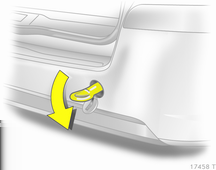 Pielęgnacja samochodu 211 Ucho holownicze znajduje się w skrzynce z narzędziami samochodowymi 3 193. Wkręcić ucho holownicze, obracając je do oporu, i ustawić w położeniu poziomym.