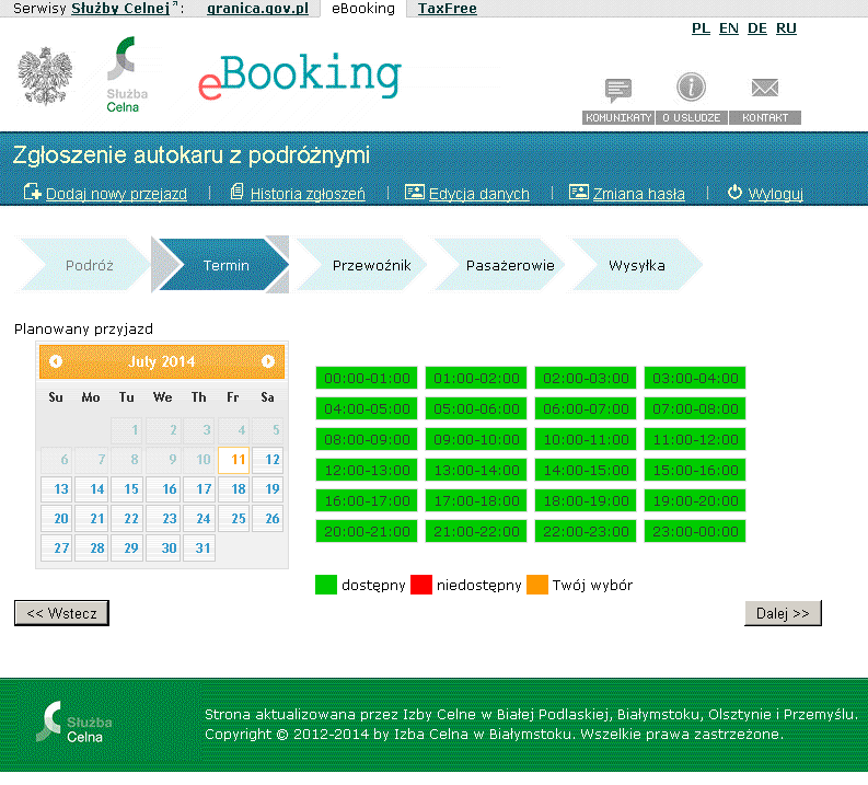 więcej niż 70% pasażerów stanowią osoby poniżej 17 roku życia. Dane zostaną zweryfikowane w sposób automatyczny przez system na podstawie dołączonej listy pasażerów.