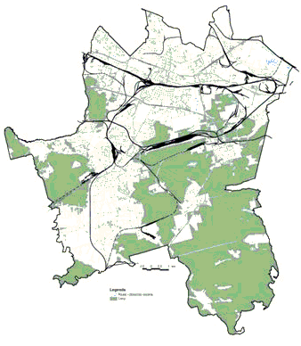 Energia w mieście Katowice Ludność: 300 000 Powierzchnia: 164,7 km 2 Podział powierzchni miasta Katowice 7,5 % Źródło: Założenia