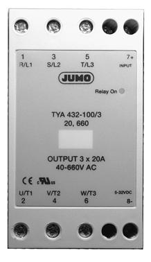Typ 432-100/45, 660 +44 1279 63 55 33 +44 1279 63 52 62 sales@jumo.co.uk www.jumo.co.uk Strata mocy w zależności od prądu obciążenia Karta katalogowa 70.9020 Strona 3/5 Uwaga!