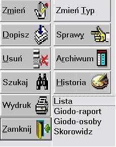 ze skorowidza uczestników (klawisz F5 w module Repertorium), Opcja znajduje się w