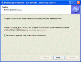 Na tym ekranie można wybrać miejsce instalacji (dysk i folder docelowy).