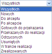 7. Zlecenia otwarte 7.1. Zlecenia otwarte Opcja Zlecenia otwarte umożliwia: przesłanie zlecenia do banku, np.