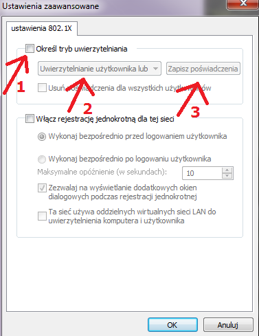 5. Aby przejść proces weryfikacji należy: 1) Kliknąć we wcześniej ignorowaną chmurkę w prawym dolnym rogu ekranu (jeżeli chmurka się nie wyświetla, należy odpiąć i jeszcze raz wpiąć kabel sieciowy, a