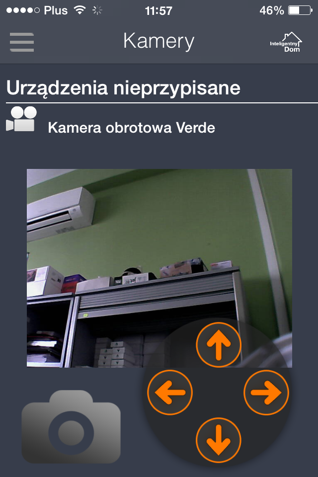 7. Kategoria Kamery Po wybraniu jednej z kamer pojawi się obraz.