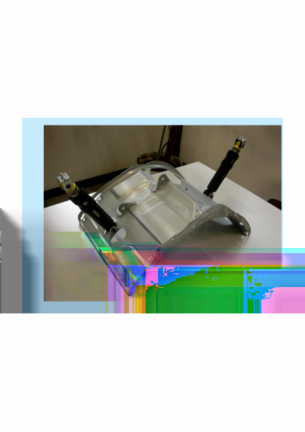 1) The cradles have the same Service code, as they can be used in place of the new ones after widening the shock absorber fixing holes to a diameter of 10 mm.
