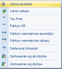 - Zapisz zapisanie wprowadzonych zmian (zamknięcie okna) - Zatwierdź zatwierdzenie wprowadzonych danych 4 Faktury Teraz przejdźmy do sedna omówmy poszczególne elementy modułu Faktury.