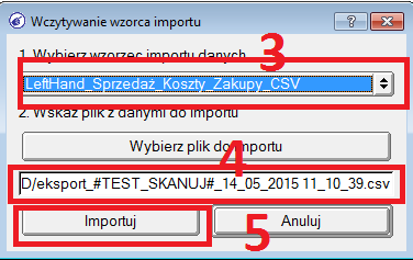 5) Powinien wyskoczyć komunikat o prawidłowym wyeksportowaniu dokumentu. 6) W katalogu jako był ustawiony w ustawieniach katalog eksportu, zapisze się plik w csv zawierający listę dokumentów.