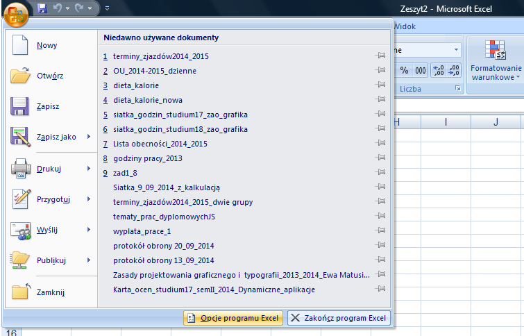 Ćwiczenie 1 Obsługa makr Celem ćwiczenia jest pokazanie podstaw pracy z makrami w MS Excel.