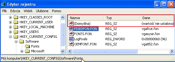 i sieci komputerowe mgr inż. Szymon Wilk Rejestr systemu Windows 7 - HKEY_CURRENT_CONFIG (profil sprzętowy) przechowuje dane konfiguracyjne aktualnie używanego profilu sprzętowego.