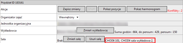 Cykl jest najbardziej ergonomiczny ponieważ nie wymaga dodatkowego wskazywania w których tygodniach semestru akademickiego prowadzone są zajęcia. Uwaga!