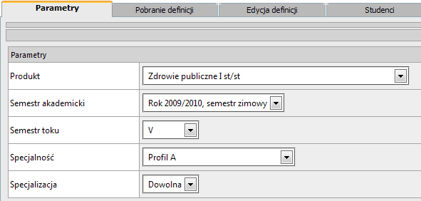 12.4 [--> NOWE <--] Generuj umowy Przebudowie został poddany cały przebieg procesu generowania umów. Poniżej opiszemy proces przypisywania studentom definicji umów o odpłatności.