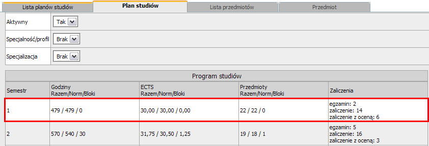 4 [-->NOWE<--] PLANY STUDIÓW Dziekanat -> Plany studiów.