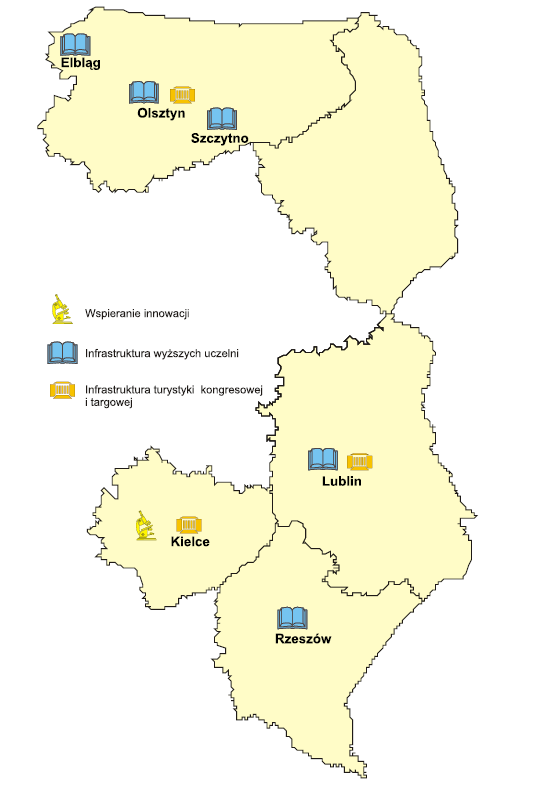 Wsparcie na rzecz klastra informatycznego Uniwersytet Marii Curie Skłodowskiej w Lublinie Wyższa Szkoła Informatyki i Zarządzania w Rzeszowie Uniwersytet Warmińsko -