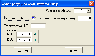 Wydruk pozycji Księgi Rejestracji Zwierząt Aby wydrukować karty księgi należy wejść w menu Pozycje księgi. Na ekranie monitora ukaże się Księga Rejestracji - Poprawianie.