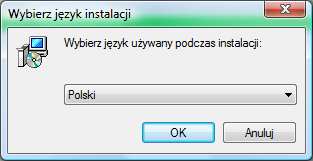 W następnym oknie programu instalacyjnego należy wybrać opcję instalacji. 1.