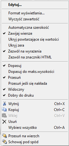 22. Podgląd raportu z dodatkową kolumną 4.3.