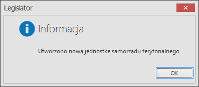 W kreatorze, należy uzupełnić następujące dane: Nazwa tutaj wprowadzamy nazwę urzędu. Typ JST z dostępnej rozwijanej listy, wybieramy odpowiedni typ Jednostki Samorządu Terytorialnego.