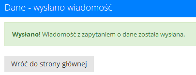 Pole Informacje dodatkowe jest opcjonalne i pozwala użytkownikowi na wpisanie dodatkowych informacji lub uwag.