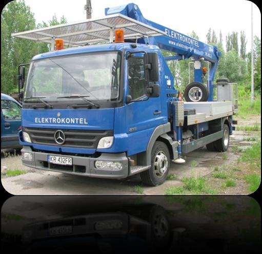 MERCEDES ATEGO WUMAG WT 300 Świadczymy usługi w zakresie wynajmu sprzętu do prac na wysokości.