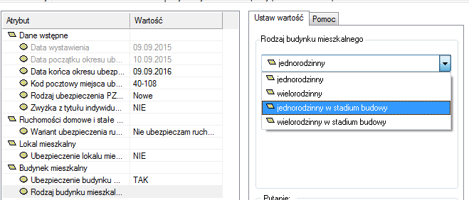 Jak ubezpieczyć budynek w stadium budowy? 1. Przy wariancie ubezpieczenia wybieramy: nie ubezpieczamy ruchomości i stałych elementów 2. Rodzaj budynku: jednorodzinny w stadium budowy 3.