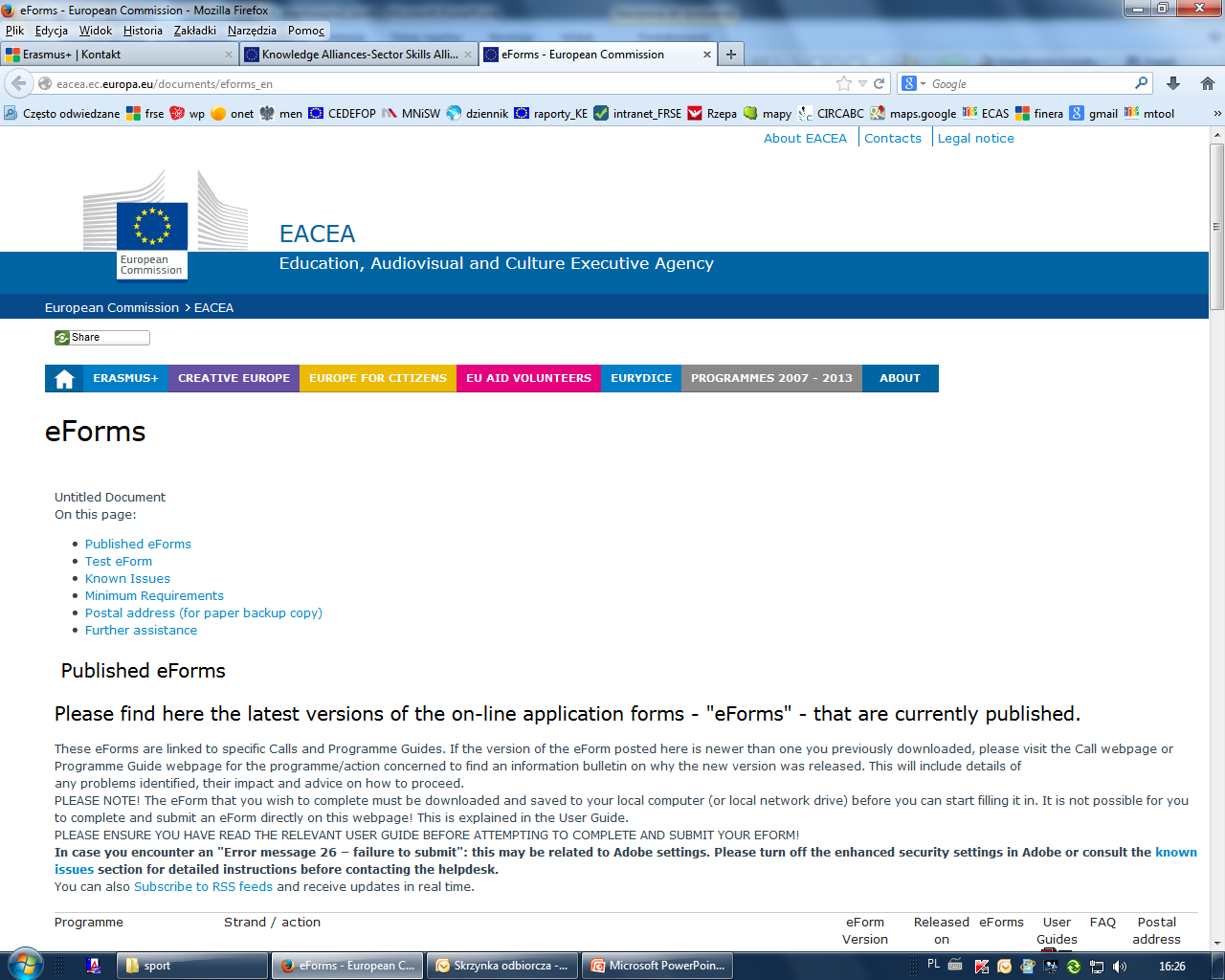 WNIOSKOWANIE http://eacea.ec.