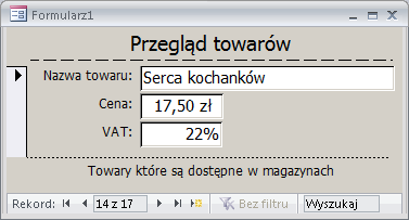 Sekcje w formularzu Znaczenie sekcji w formularzu Pokazywanie, ukrywanie sekcji formularza 3 Zmiana rozmiarów sekcji lub