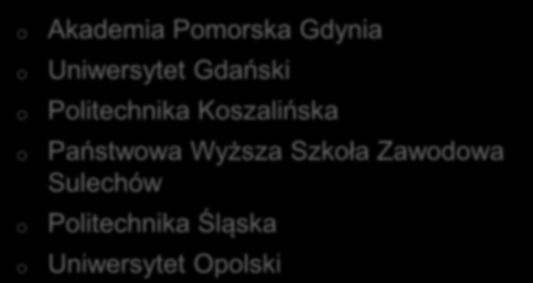 Odkrywać nieznane, twrzyć nwe prgram rzwijania zaintereswań Działania zrealizwane w ramach trzeciej edycji Wszyscy uczniwie dwukrtnie brali udział w zajęciach na lkalnych uczelniach wyższych, 2 gdz.