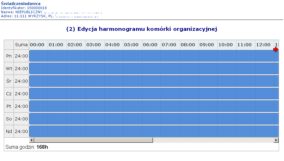 Operator systemowy może wybrać jeden z następujących rodzajów harmonogramu: harmonogram indywidualny harmonogram graficzny Rys. 5.