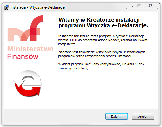 Po naciśnięciu przycisku Dalej poinformowani zostaniemy o katalogu na dysku lokalnym, w którym zostanie zainstalowana wtyczka.