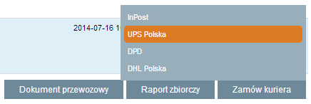 Rys. 110 Tworzenie raportu zbiorczego Krok 4 Możliwość ściągnięcia raportu pojawi nam się przy zamówieniach wchodzących w skład wygenerowanego raportu.