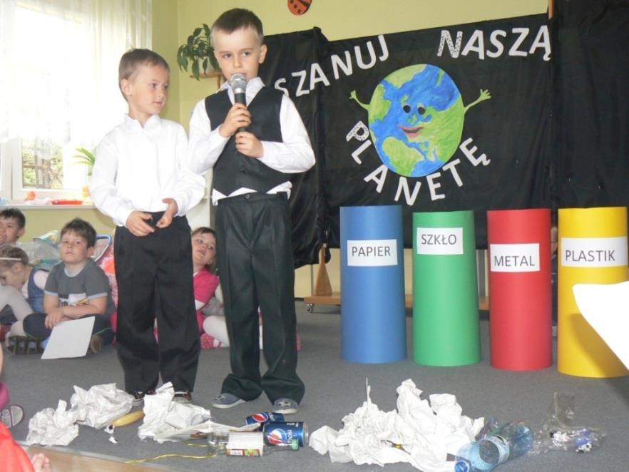 Działania doskonalące podjęte w placówce po ewaluacji znają sposoby odzyskiwania surowców i odpadów,