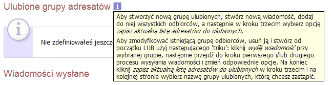 Rysunek 13: Strona rozsyłania wiadomości zbiorowych: U-MAIL Aby dowiedzieć się więcej o funkcji U-MAIL, w górnej części strony należy wybrać pozycję.