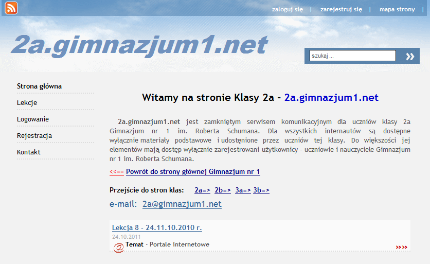 Przykłady zastosowań Notatki z informatyki Strony utworzone z konieczności i-lekcje