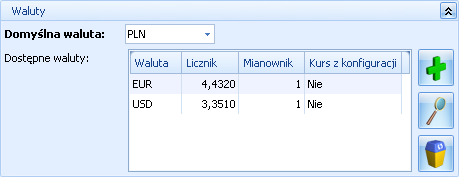 5.1.10.2.1 e-sklep Po zaznaczeniu parametru e-sklep można przeprowadzić konfigurację sklepu internetowego.