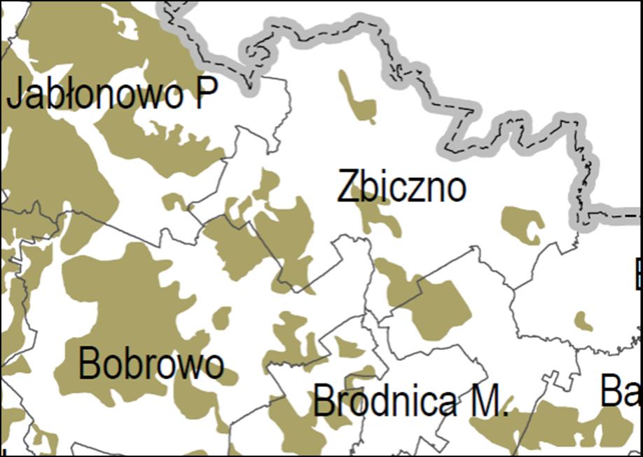 klasa IIIa gleby orne dobre; klasa IIIb gleby orne średnio dobre; klasa IVa gleby orne średniej jakości; klasa IVb gleby orne średniej jakości gorsze; klasa V gleby orne słabe; klasa VI gleby orne