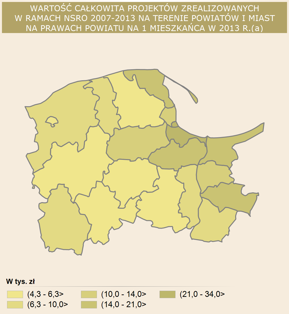 MAPY (a) Dane szacunkowe; miejsce realizacji projektu zgodnie z umową o dofinansowanie; dane dotyczą podpisanych umów o dofinansowanie; bez środków Programu Operacyjnego