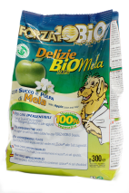 Snack Delizie szczenięta, dorosłe psy wszystkie rasy Delizie Bio Apple dla psów 0,3 kg 0506400 Bio ciasteczka Forza10 Delizie Bio Apple dla psów są dodatkiem do diety, który może być stosowany